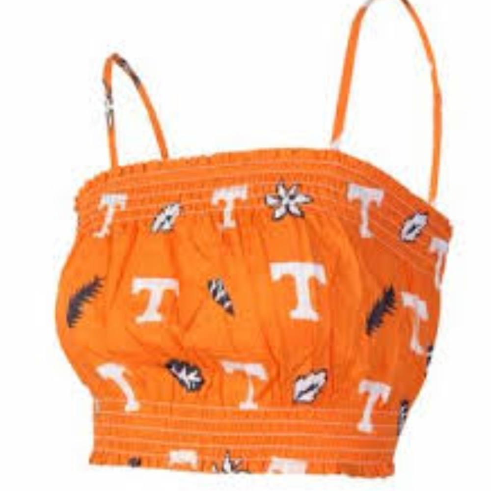 Wes and Willy Tennessee Volunteers Orange Halter Top
